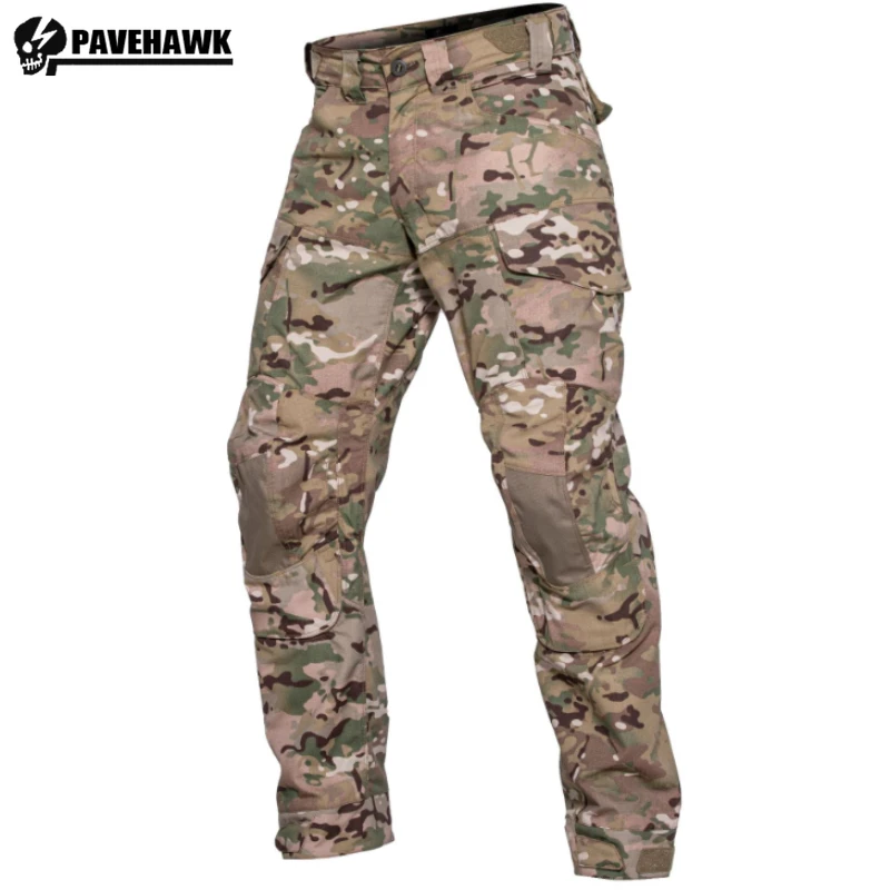 

Outdoor Tactical Training Pants Mens Windproof Wear-resistant Hunting Combat Overalls Camouflage Hiking Tooling Trousers Cotton