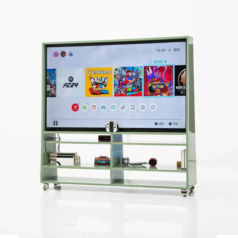 Multifunctional storage cabinet: Modern minimalist living room floor-standing TV cabinet