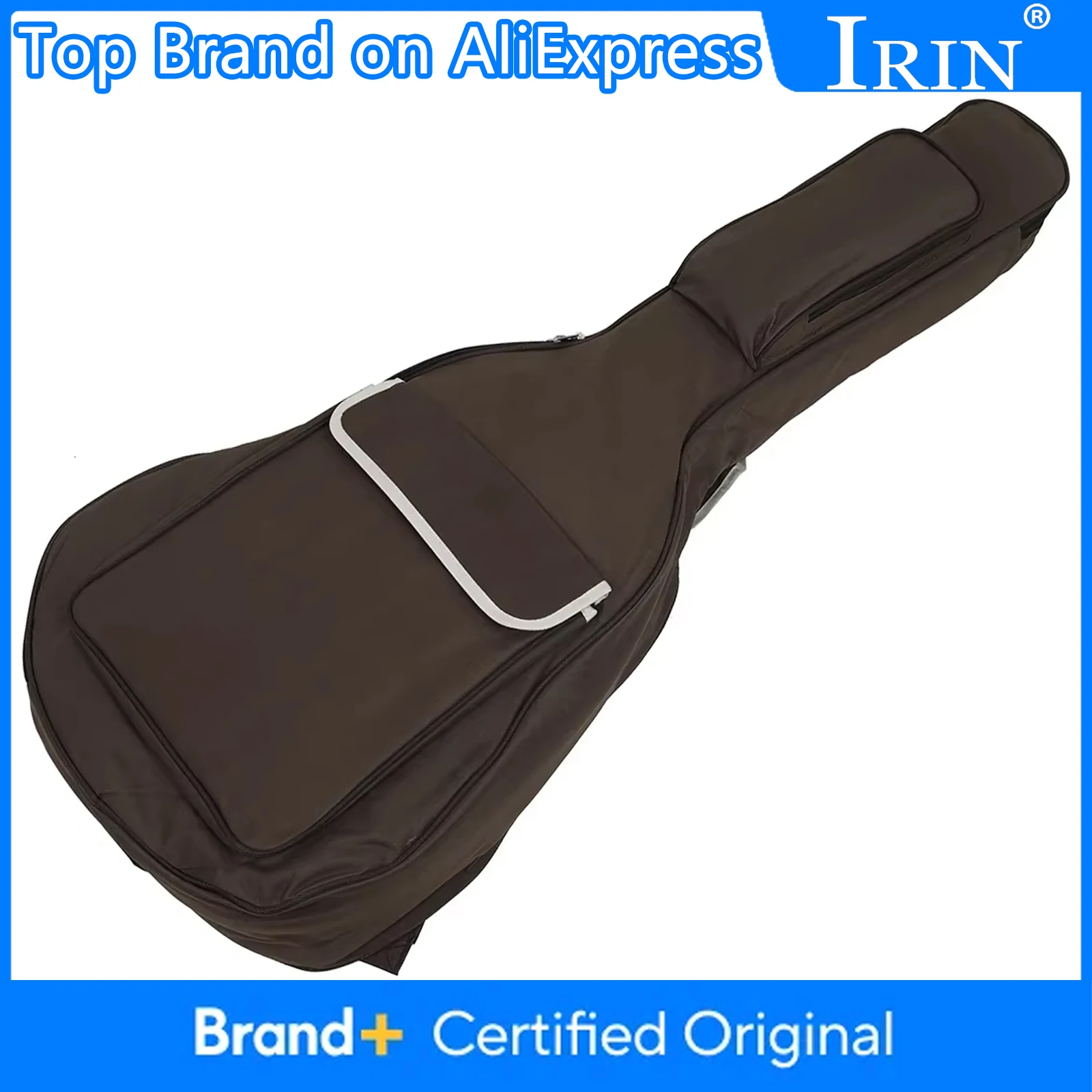 

IRIN 40/41 дюймов чехол для гитары акустическая/классическая гитара водонепроницаемая сумка из нетканого материала с двойными сумками для хранения аксессуары для гитары