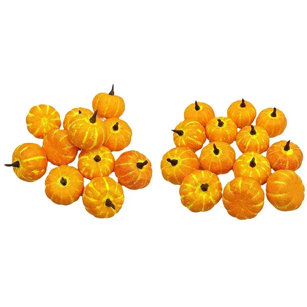 Decorazione di zucca Simulazione di verdure Artigianato fai-da-te Zucca artificiale Simulazione finta di verdure Halloween Homedecor Prop Artigianato fai-da-te