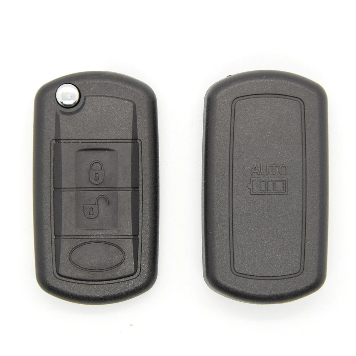BEST KEY Replacement Shell Folding Flip Remote Key Case Fob 3 Button for LAND ROVER Range Rover Sport LR3 Discovery