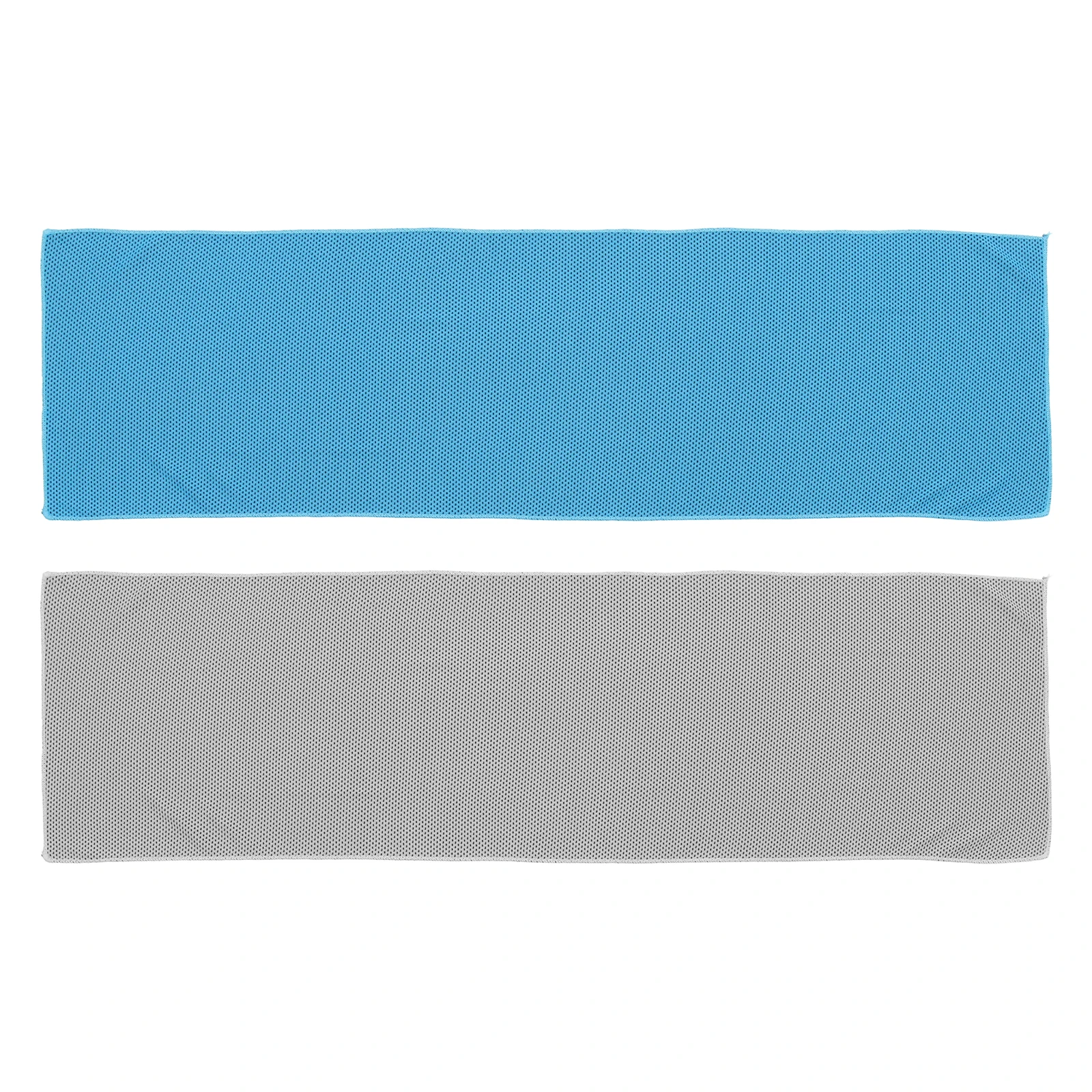 

2pcs Cooling Towels Quick Dry Polyester Gym Workout Sports Sweat Towels Neck Coolers Summer Supplies Swim Accessories