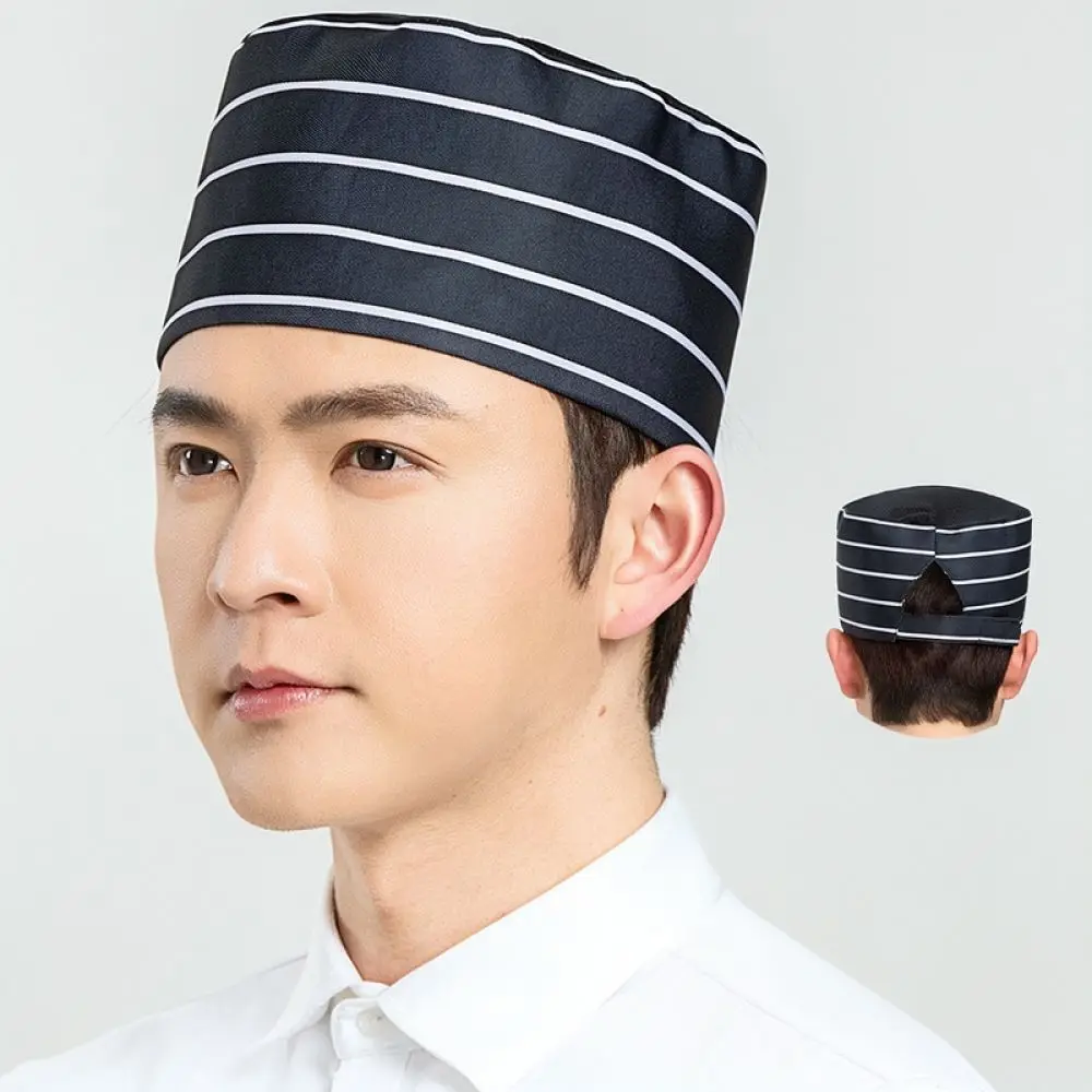 Professional Waiter Cap For Restaurant Hotel Staff Chef Hat Unisex Adjustable Polyester Work Headwear Catering Service