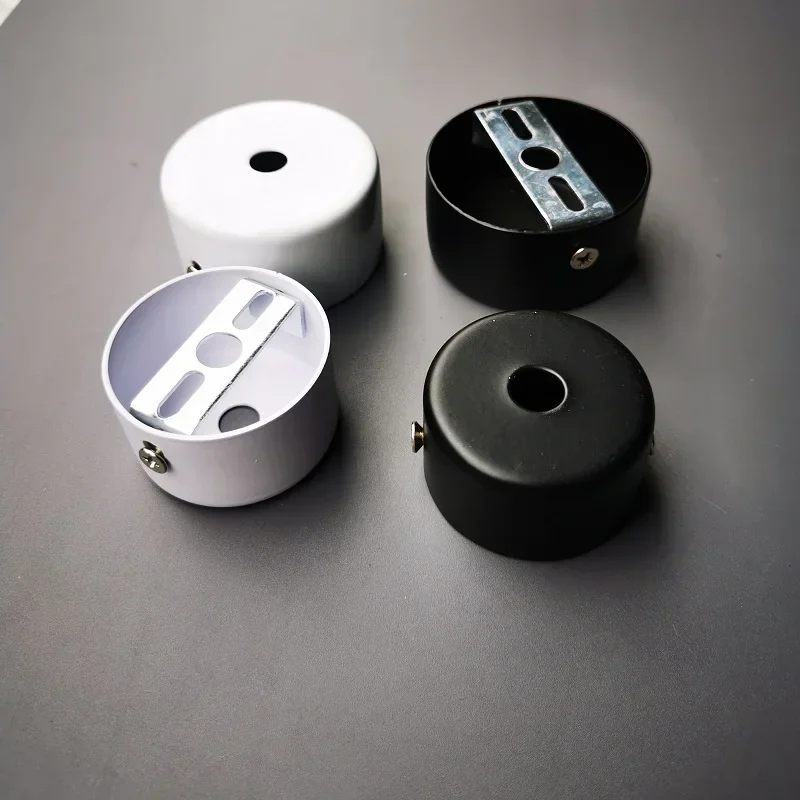

2PCS Black/white Diameter50x30mm/60x30mm Ceiling Plate base For Chandelier/ Plate Lamp Holder DIY Lamp Accessories