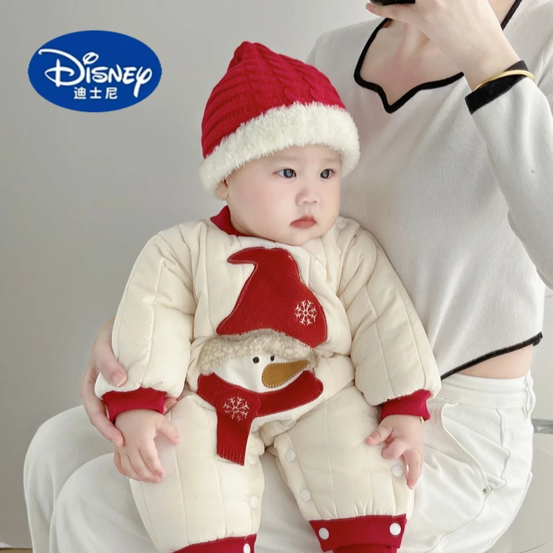 بذلة مبطنة حرارية للأطفال |   رومبير شتوي ثقيل الوزن مع حشوة قطنية للرضع من عمر 0 إلى 24 شهرًا، ملابس خارجية مريحة