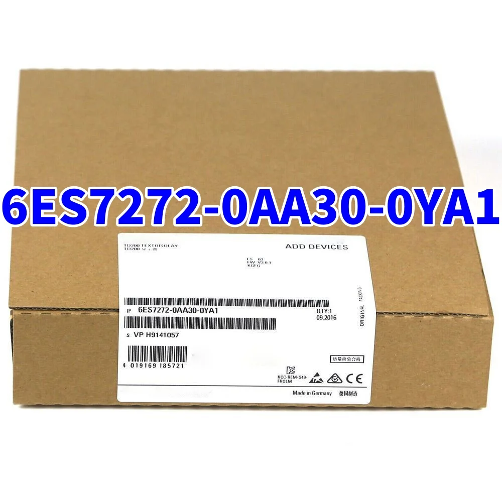 

Brand new in box 6ES7272-0AA30-0YA1 6ES7 272-0AA30-0YA1 Fast delivery, one-year warranty