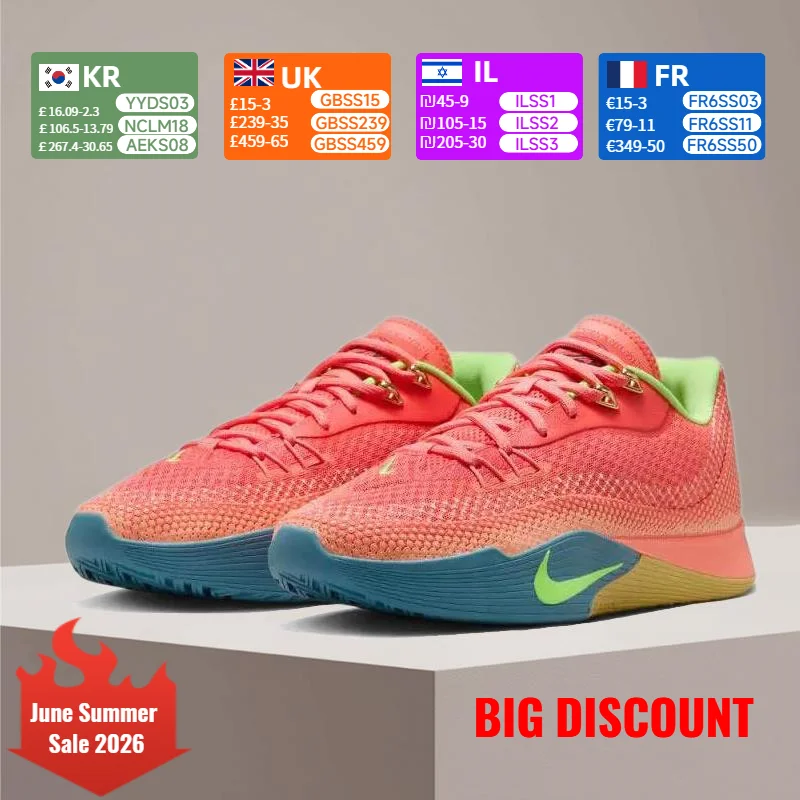 Nike Men's NIKE S.T. FLARE EP Athletic Slip-Resistant Durable Cushioned Comfortable Casual Basketball Shoes HF0232-602