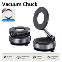 360° Rotation Car Magnetic Phone Holder & Vacuum Suction Cup For Magsafe iPhone 16-12 Samsung Xiaomi Foldable Smartphone Bracket