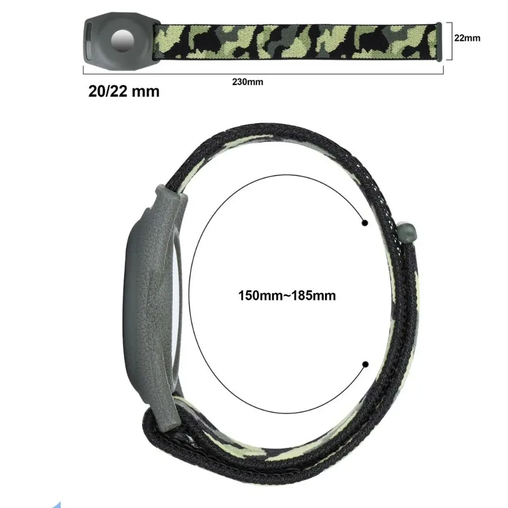 Bracelet de rechange en nylon réglable pour Apple AirTag, accessoires de dragonne anti-perte, tracker, support de suivi, bracelet pour adultes