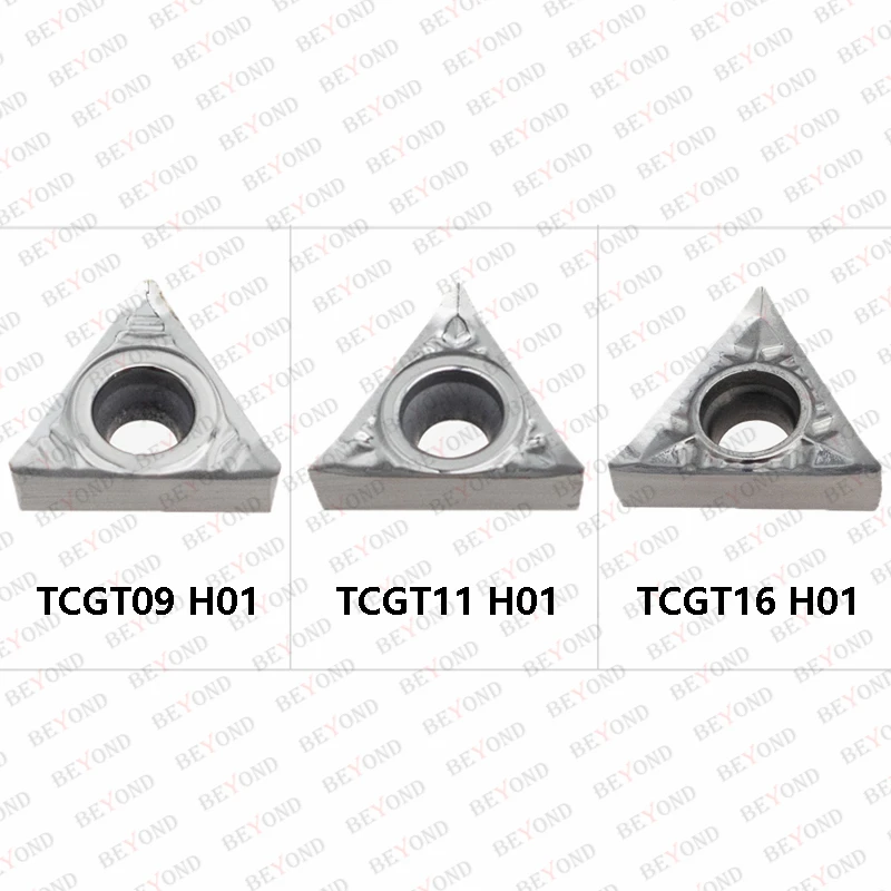 BEYOND TCGT TCGT0902 TCGT1102 TCGT1103 TCGT16T3 H01 inserto in metallo duro inserto per tornio utensile da taglio per tornio per rame alluminio