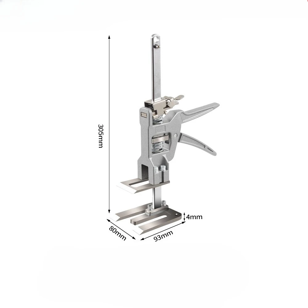 2 pcs 12 Inch Labor Saving Arm Jack  Drywall Lift Wall Tile Locator 0-170 mm Height Adjuster Multi-Function Cabinet Jack Board