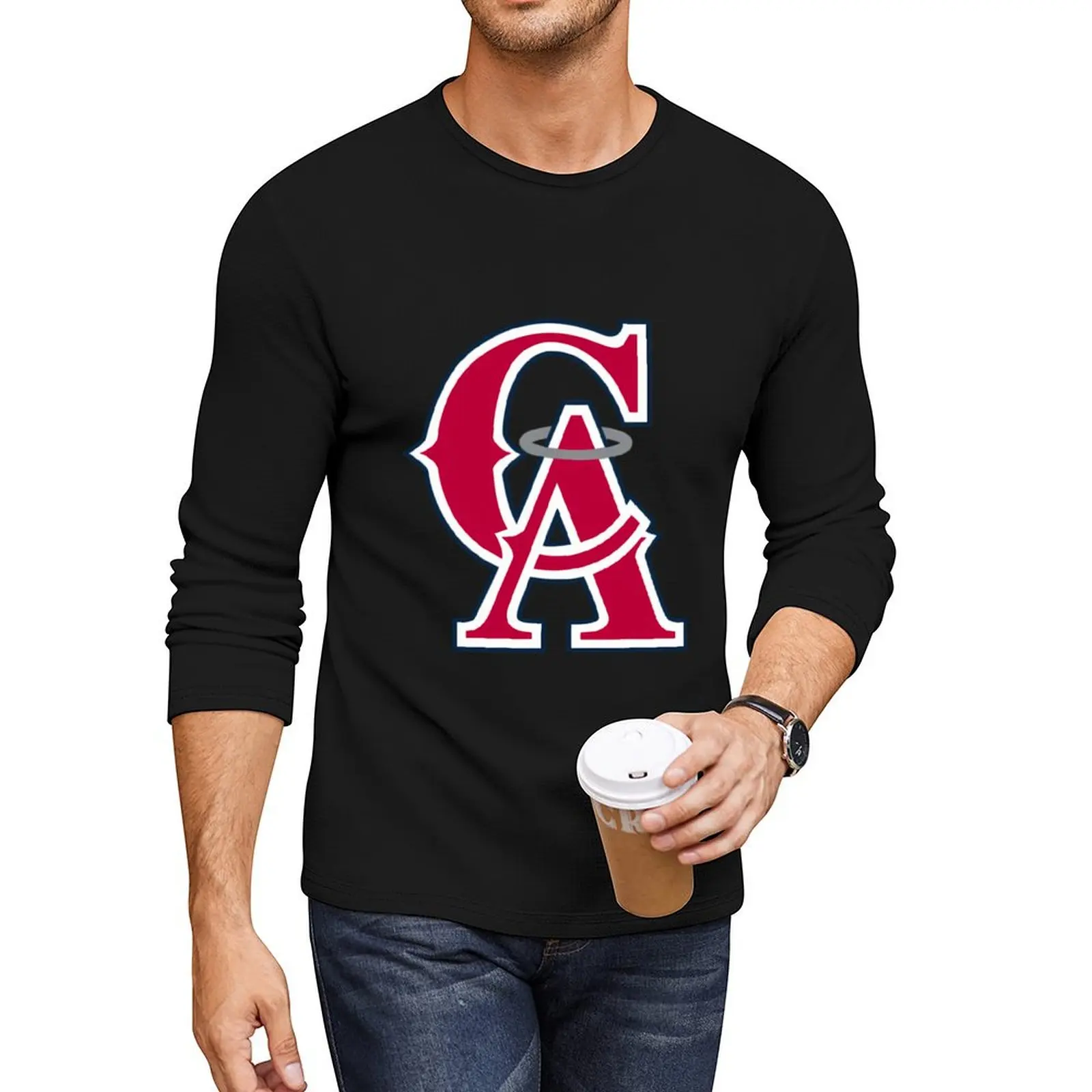 

California Angels \t Long T-Shirt boys t shirts shirts graphic tees vintage t shirt plain t shirts men