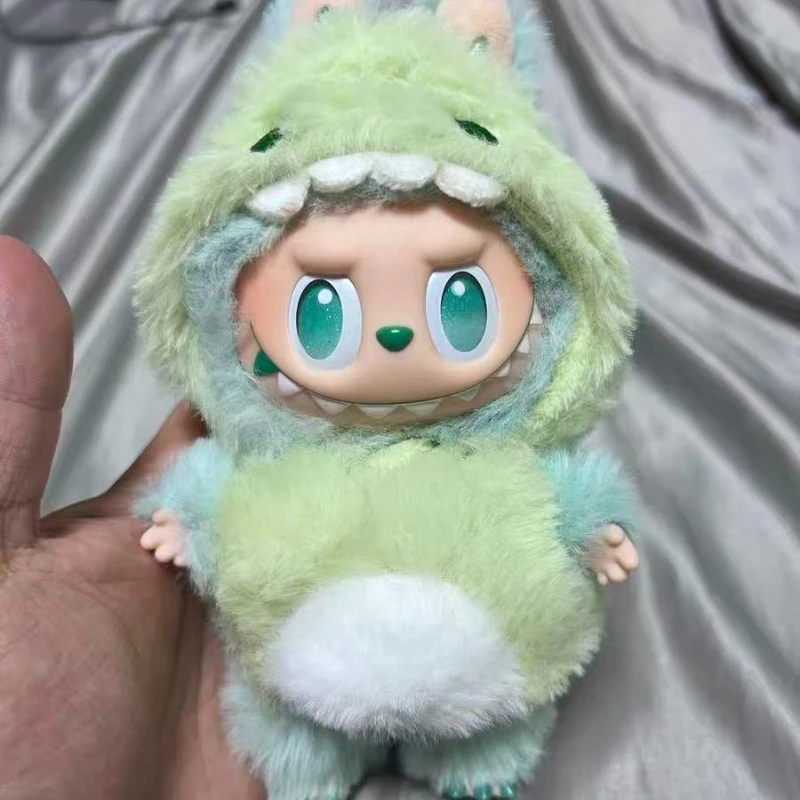 15cm 귀여운 미니 라부부 옷 카와이 만화 스타일의 비브 팬츠와 어울리는 신발 라부부 액세서리