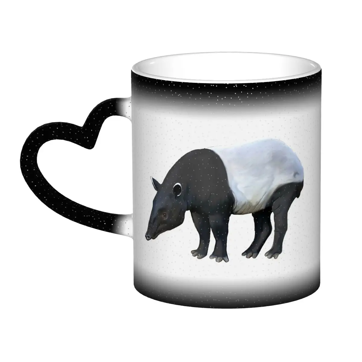 

Кружка с малайским тапиром, забавные керамические кофейные чашки, чайные кружки, чашка для молока, посуда для напитков, подарки для женщин и мужчин