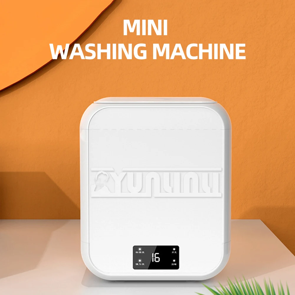 12L Semi-automatic Mini Washing Machine Household Clothes Washer Portable With Drying Function