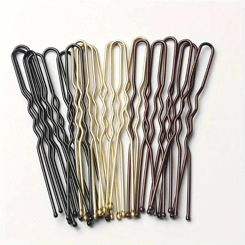 Metal Hair Clip U-shaped Bobby Pin Side Clip Bangs Clip Hair Accessories for Women