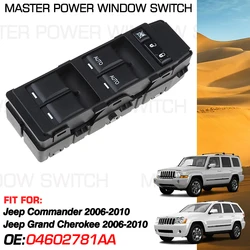 Car Power Window Switch Master Panel 04602781AA For Jeep Commander Jeep Grand Cherokee 2006-2010 8+6 Pins 4602781AA 4602736AA