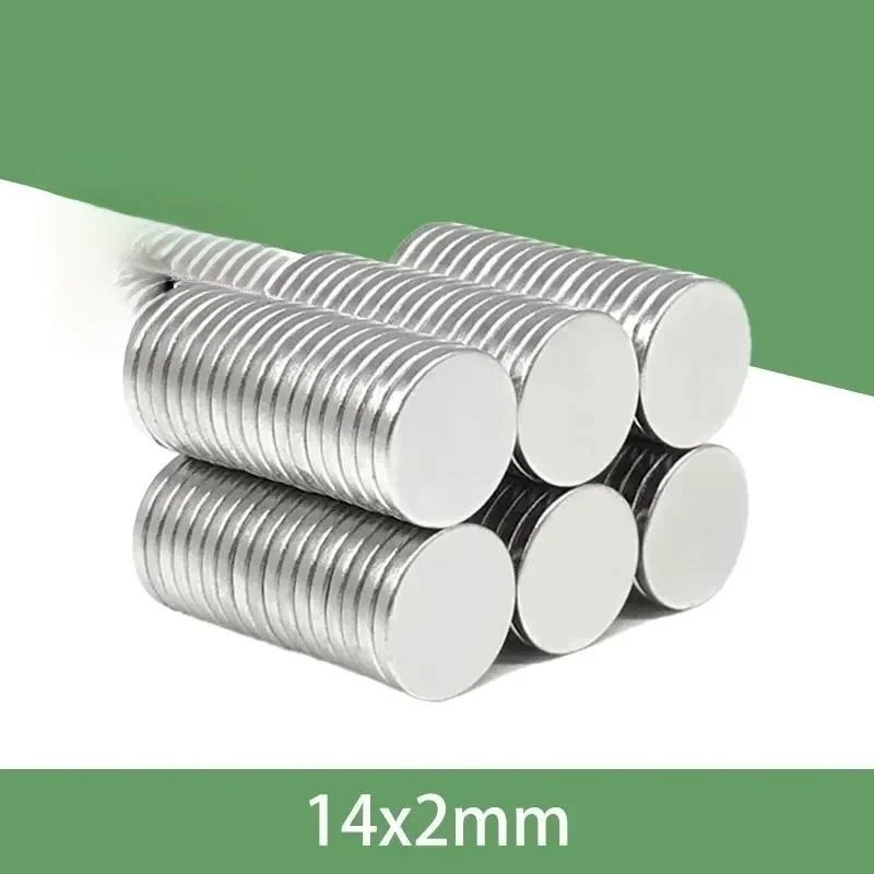 5/10/20/50/100/200PCS 14x2mm Round Magnets  14x2mm Strong Powerful Magnetic for Fridge,DIY,Building,Scientific,Craft,Education