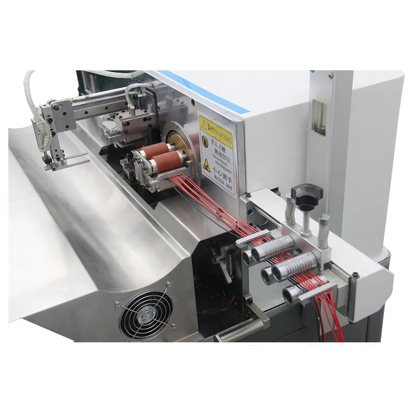 Melhor preço Marca totalmente automática de alta velocidade dupla face descascamento de cabo torção máquina de estanho de solda