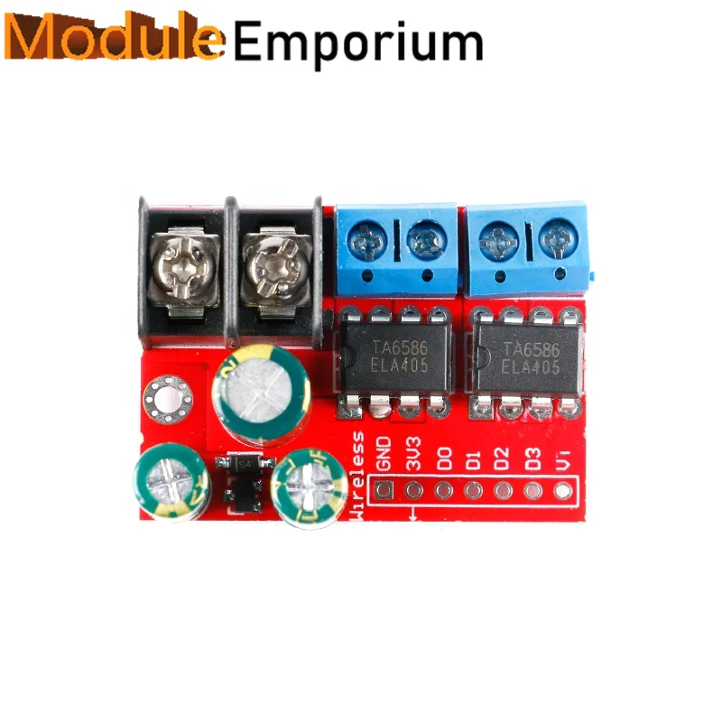 Picture 5: 5A Dual Channel DC Motor Drive Forward Reverse PWM Remote Control Voltage Speed Relay Module ZK-5AD