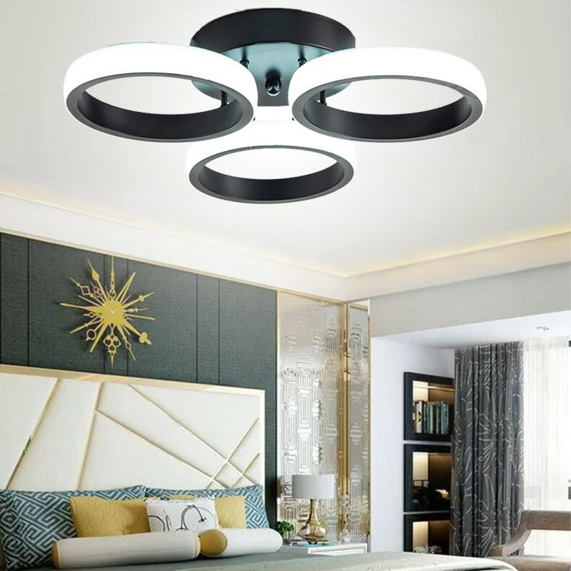 

Indoor wall ceiling light with round and square smd led wall lamp AC110V AC220V white or black housing wall sconce