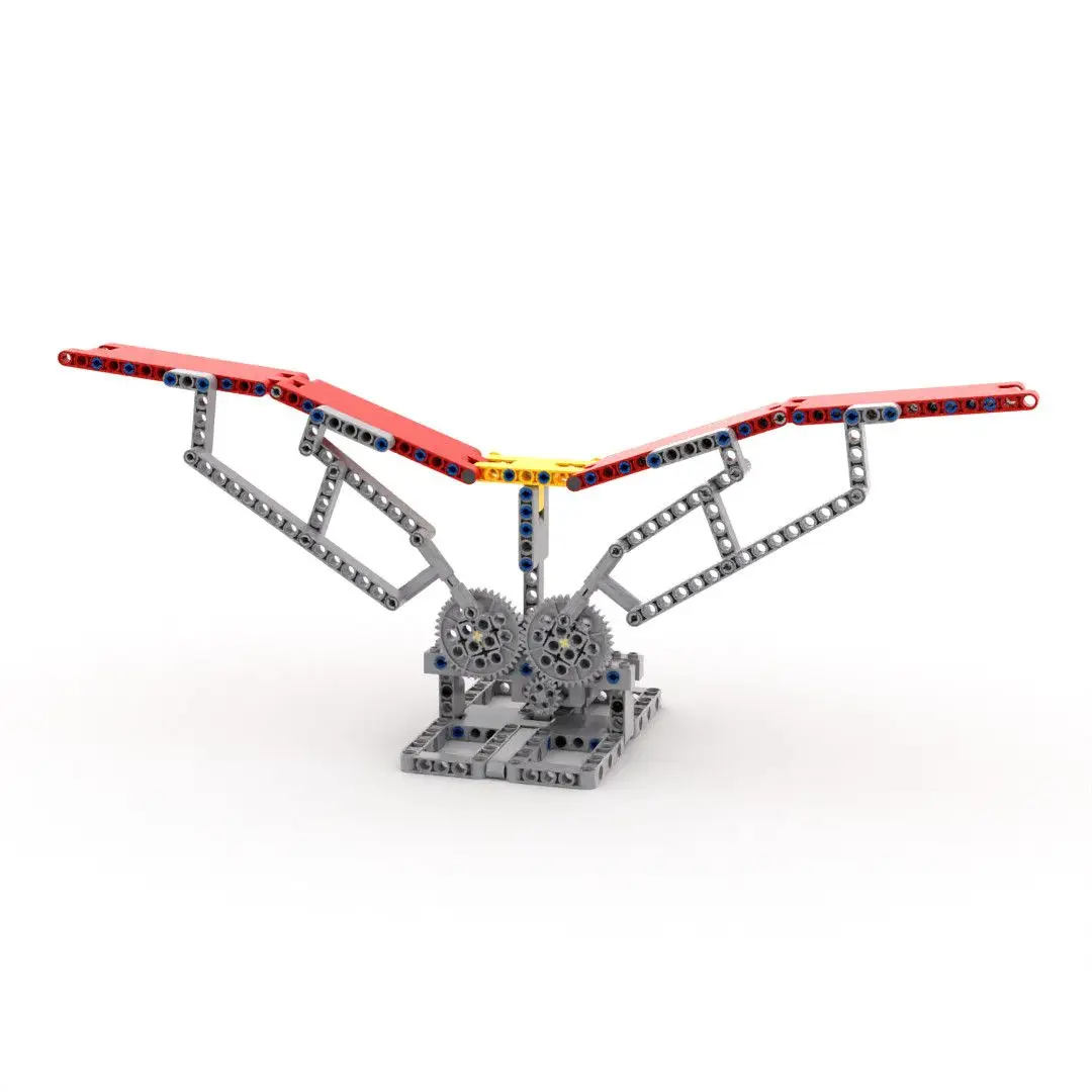 DIY Building Blocks Electric Robotic Wings, Power Function Mechanical Bricks Model Kit, STEM Toy ﻿