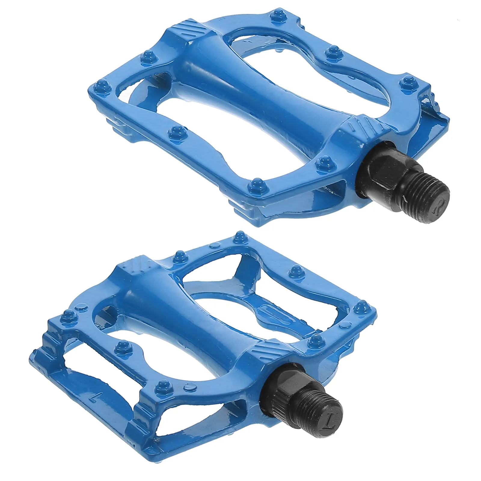 

2Pcs Flat Pedals for Bike Aluminum Alloy Pedals Non-Slip Surface Bike Supplies for Mountain Bicycle Replacement