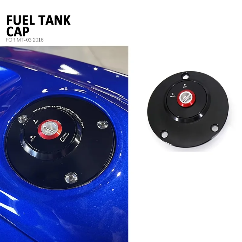 

NEW-Motorcycle Accessories Fuel Tank Cap Gas Tank Cover Oil Fuel Tank Cap Fits For YAMAHA MT-03 MT03 MT 03 2016