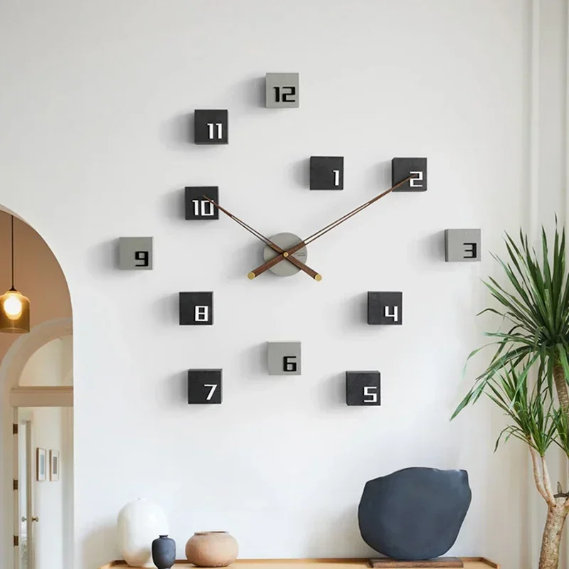 Bathroom Design Wall Watch Digital Aesthetic Korean Interior Creative Kitchen Big Size Wall Clocks Modern Reloj Pared Home Decor