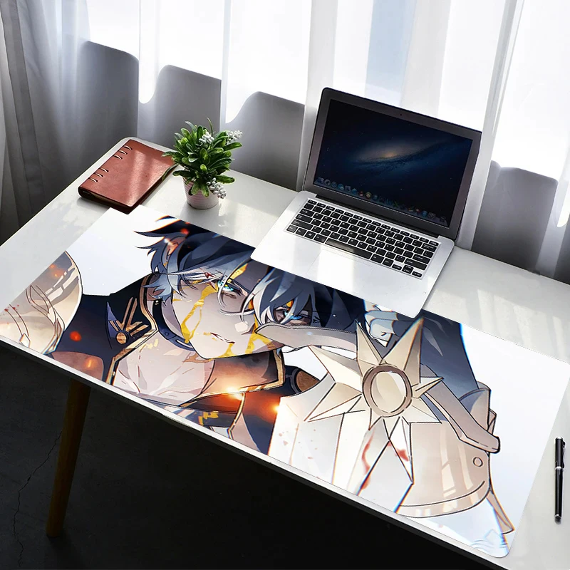 Mouse Pad Computer Gamer PC Accessories HD Mousepad Honkai Star Rail Phainon Rubber Non Slip Desk Mat Laptop Gamer Keyboard Pad