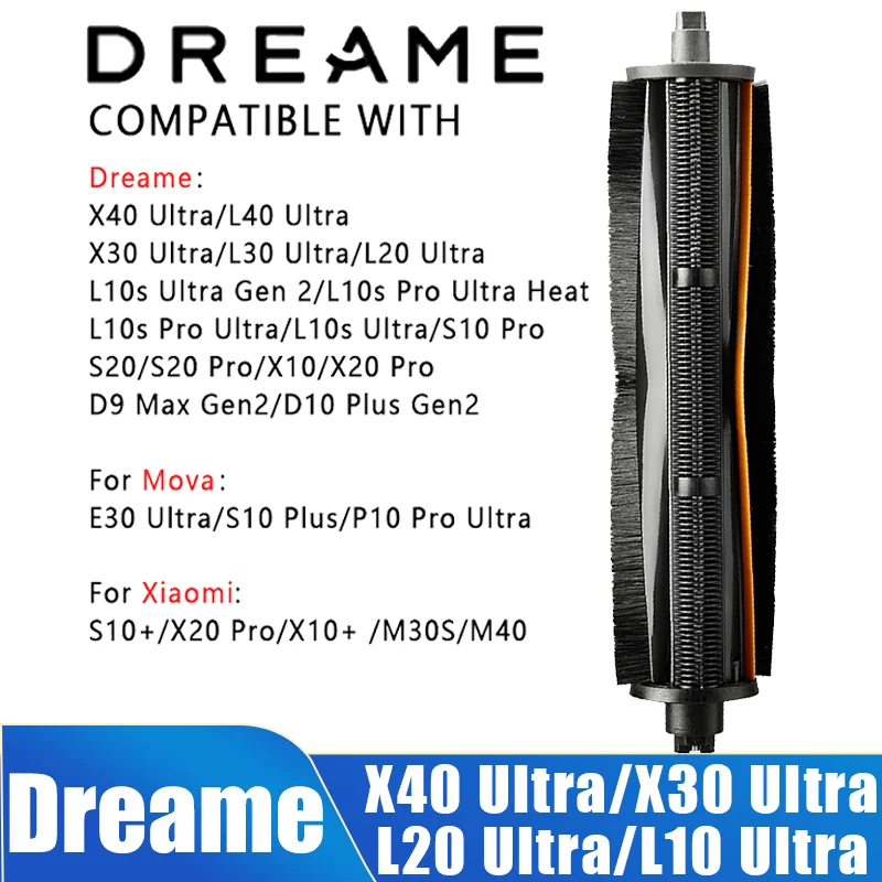 Dreame TriCut Brush, For X40 Ultra/X30 Ultra/L20 Ultra/L10s Ultra Gen 2/S10 Pro/S20/S20 Pro/X10/X20 Pro/D9 Max Gen2..etc.Model