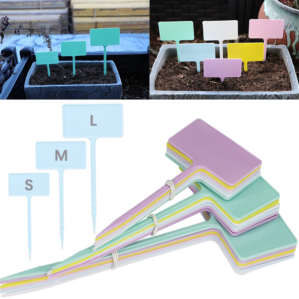 18/24 SZTUK 117MM 147MM 175MM Etykiety na rośliny Plastikowe wodoodporne anty-UV Czyste ponowne użycie Diy Narzędzia do dekoracji ogrodu Znak Stakes