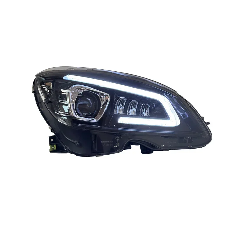 Suitable for Mercedes-Benz C-class W204 headlight assembly C180 C200 C260 modified LED water steering daily running light