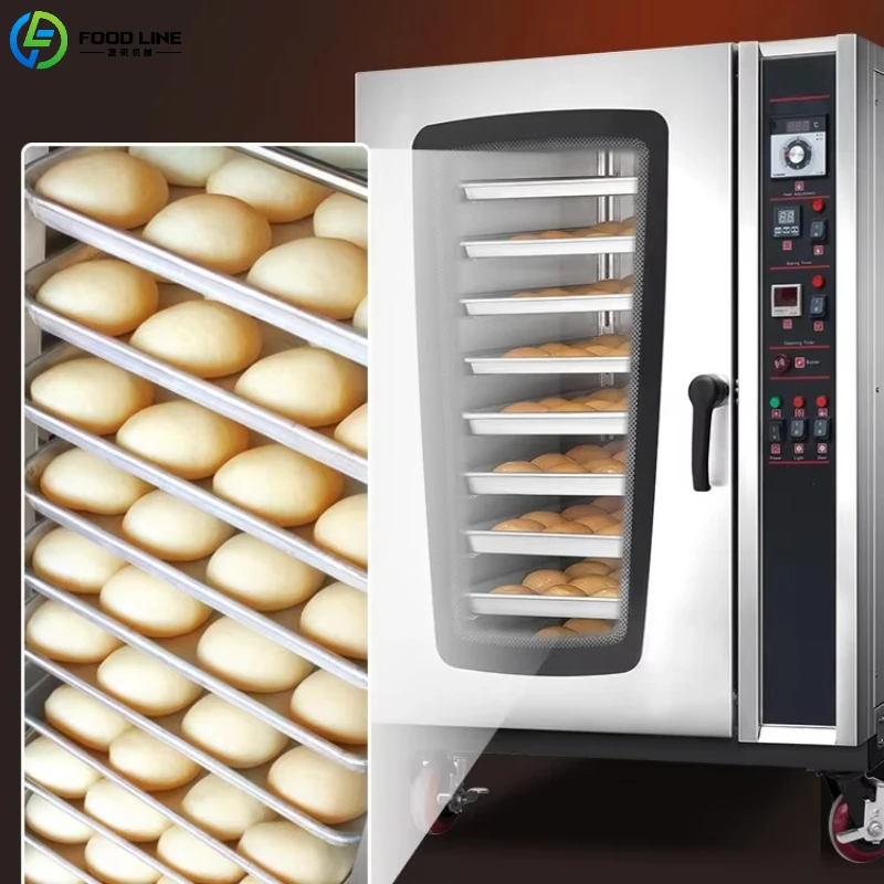 

Customized Commercial Electric & Gas 5/8/10/10-Tray Convection Oven Bread Making Machine with Mechanical Panel for Bread Shops
