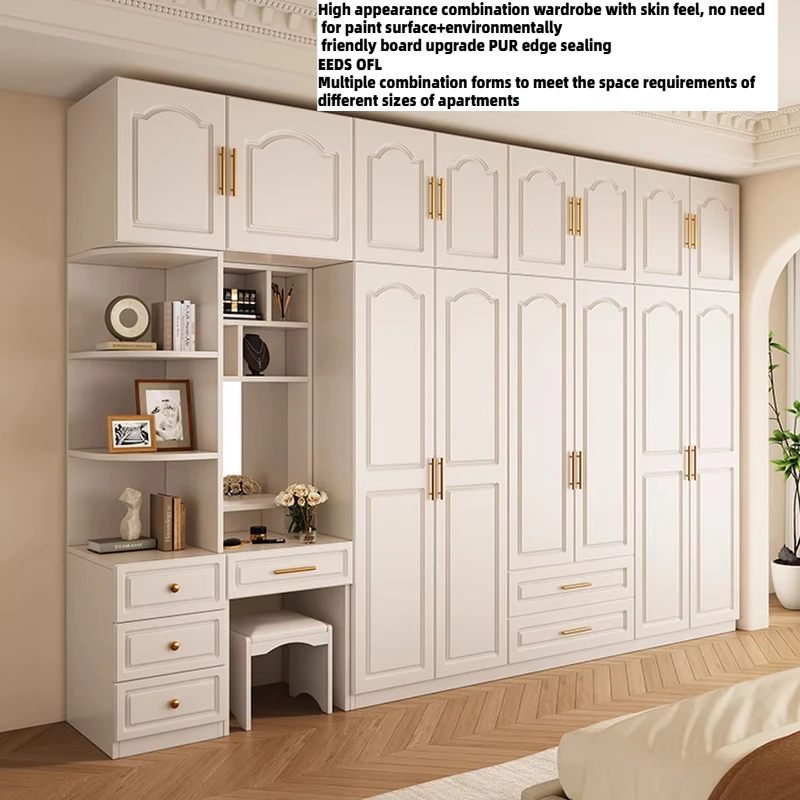 

Organizer Hanging Clothes Wardrobe Storage Cabinet Wooden Luxury Open Dressing Rooms Multipurpose Bedroom Interior Furniture
