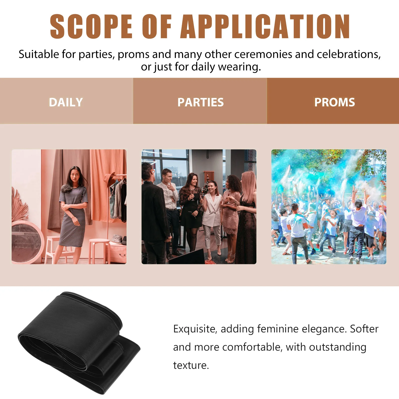 Butterfly Waist Belt Women Faux Sash Wide Band Design Slimming Elegant Dress Accessory Multiple Occasions Gift