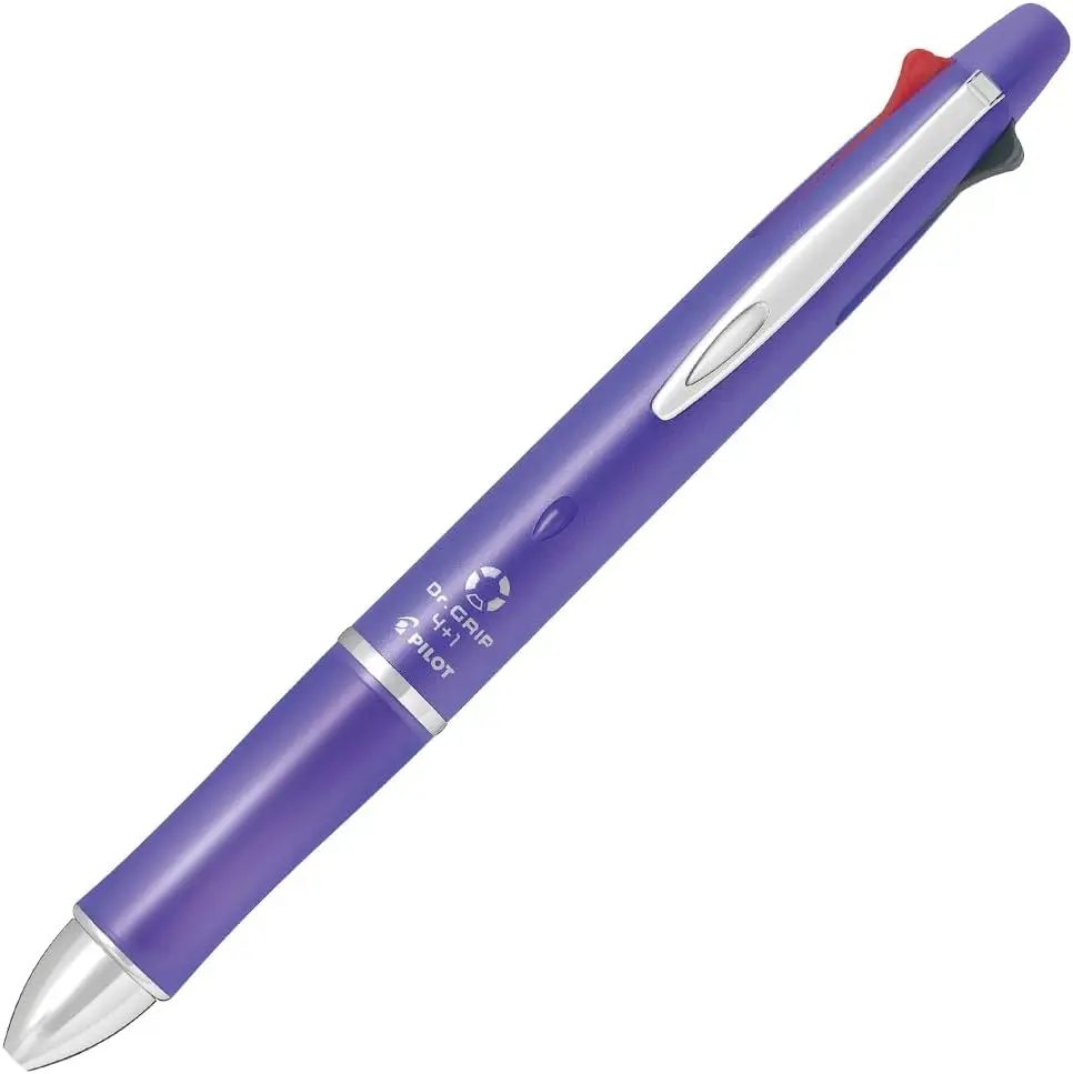 

0.5mm Ballpoint Pen + Mechanical Pencil, Multi Function, Acro Ink, Lavender, 4 Ink Colors