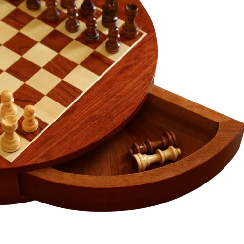 Octagon board a multi-sided chessboard Magnetic Wooden Chess Set Wooden Chess Board Game with  Storage Drawers Chess Game