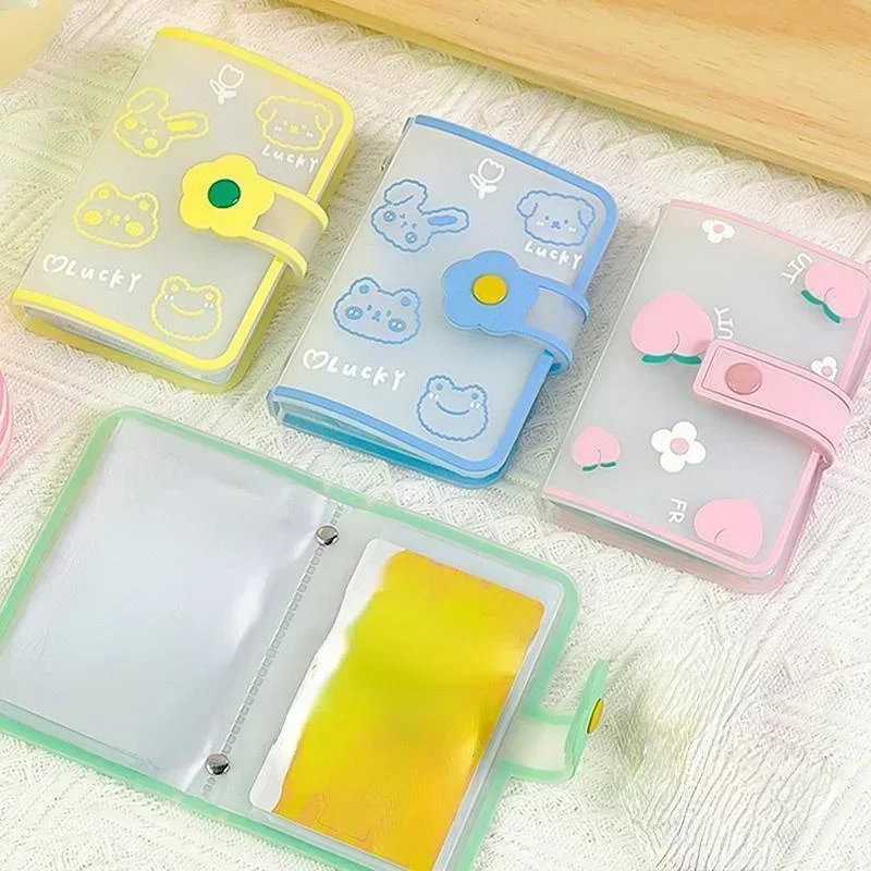 

20 Pockets 3 Inch New Card Note Collection Photo Album Album PVC Photocard Holder Women ID Credit Card Binder Travel Accessories