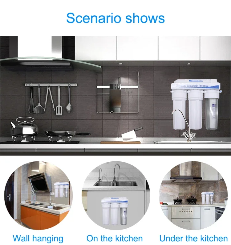 

Underwater reverse osmosis water filter