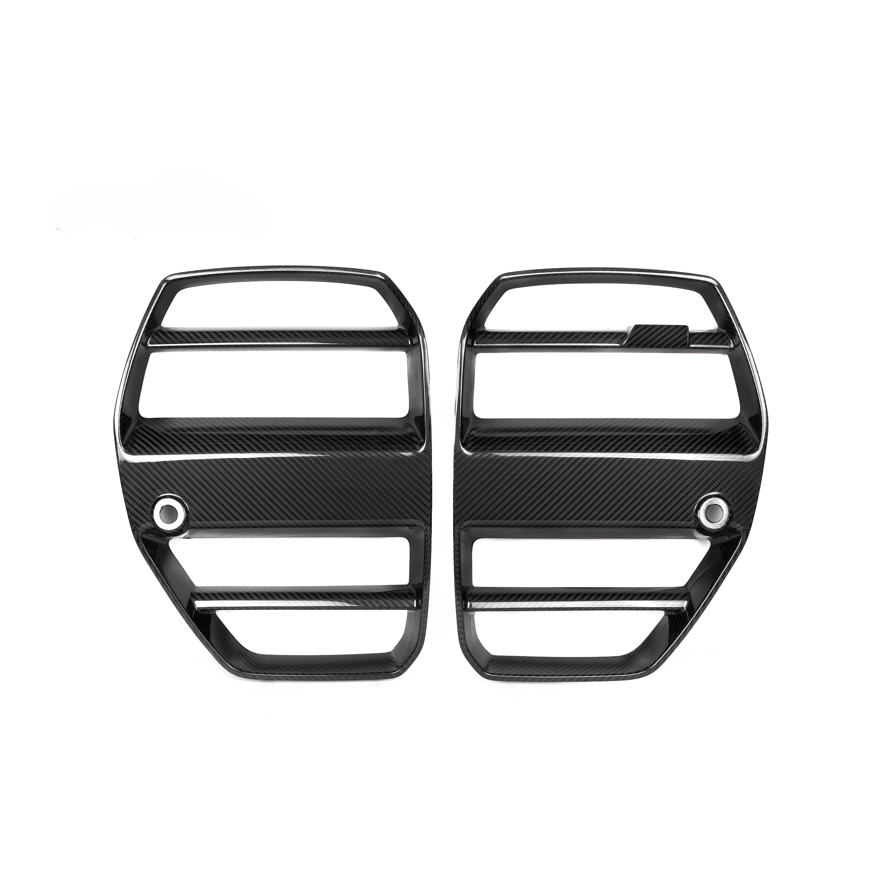 

High Glossy Car Grille Dry Carbon St Design Grille for G80 M3 G82 M4 Front Bumper Grille Center Frame Air Intake Grill