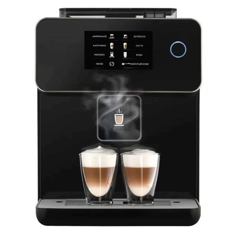 Máquina de café capuchino expreso totalmente automática comercial inteligente con pantalla táctil Digital de nuevo diseño