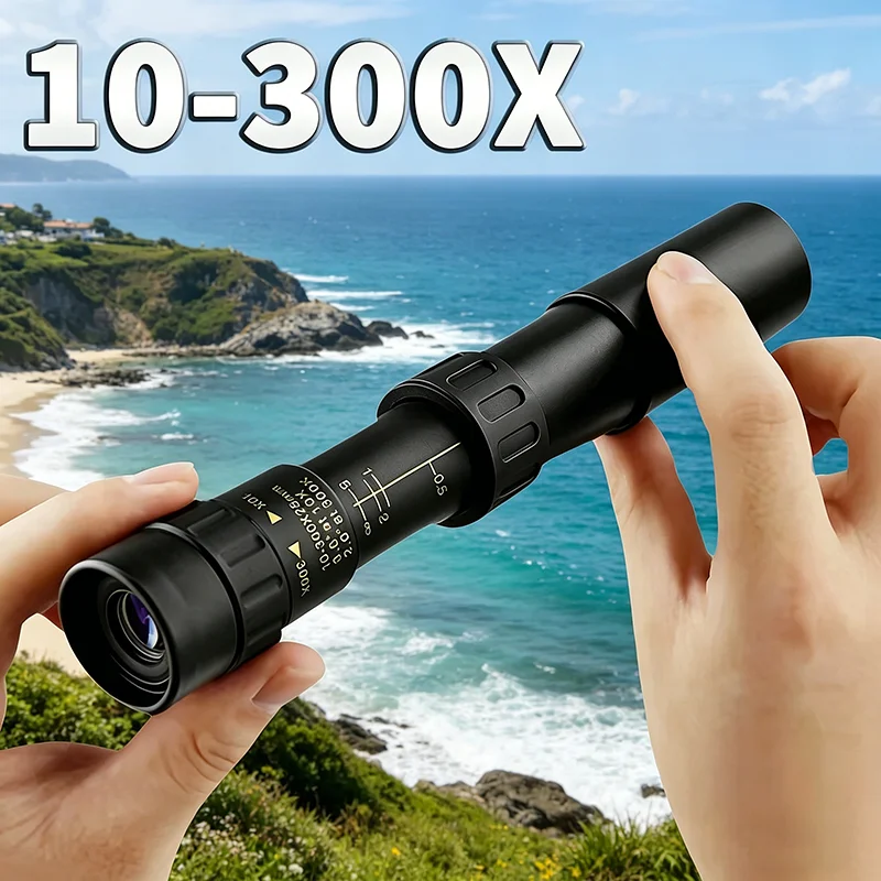 Quality Outdoor Power - Monoculars 10-300X40 Zoom Powerful Long Distance