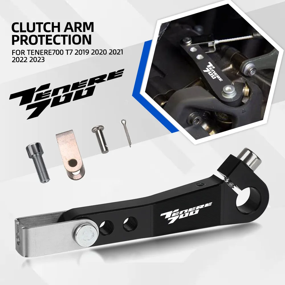 Tenere 700 2024 2025 CNC Aluminum Motorcycle One Finger Clutch Lever Clutch Arm For Yamaha Tenere700 T7 2019 2020 2021 2022 2023