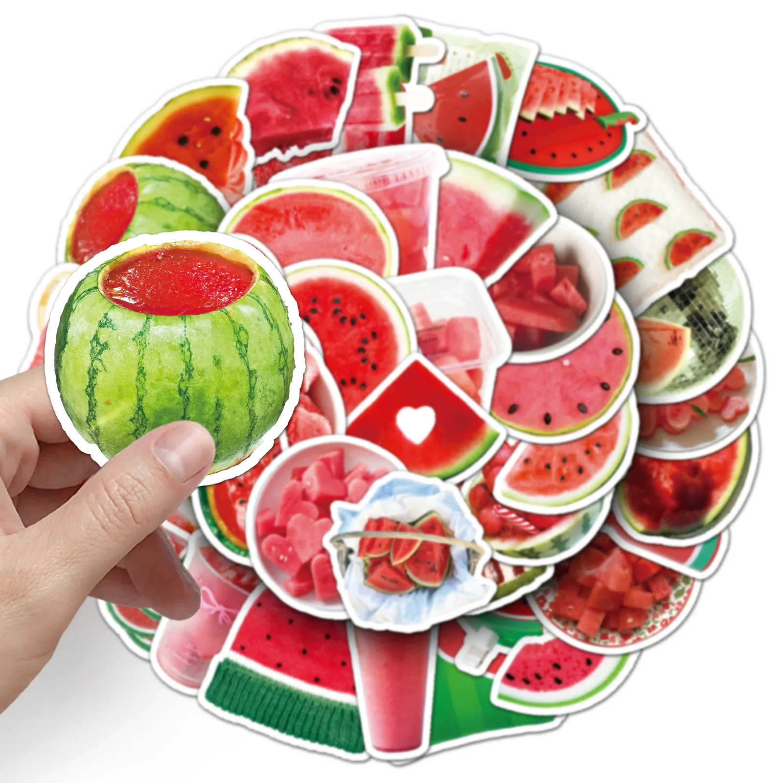 สติกเกอร์การ์ตูนผลไม้ฤดูร้อน 50 ชิ้น ลายแตงโม น้ำผลไม้ สไตล์กราฟฟิตี้ INS สำหรับตกแต่งอาหาร ของเล่นเด็ก แล็ปท็อป กีตาร์ รถยนต์ จักรยาน
