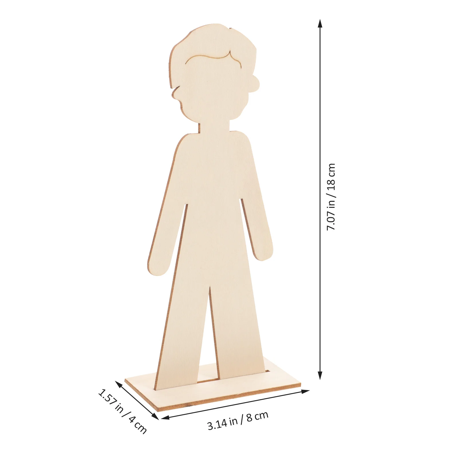 

20pcs Wooden Cutouts Unfinished Slices For Diy Crafts Decorations Wedding Party Home Craft Supplies Blank Wood Pieces Solid Wood