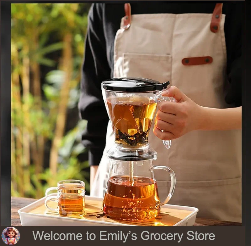 Coffee Filter Soaking Hand-brewed Mocha Latte Set Smart Cup Loose Leaf Tea Syringe Espresso Filter Brewing Pot Large Capacity