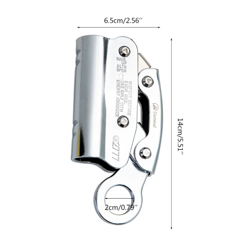ABLL-クライミングカラビナクイックドローヘビーデューティセルフロックロープグラブクライミング落下保護空中作業ツール簡単インストール