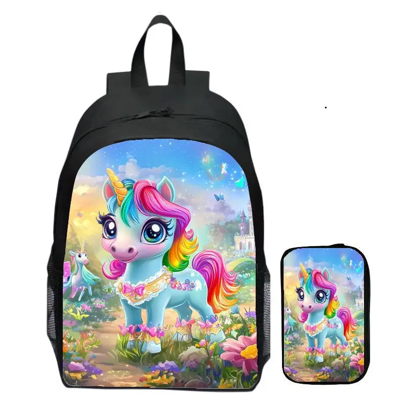 حقيبة ظهر يونيكورن الجديدة للأطفال وحقيبة ظهر للشباب والنساء