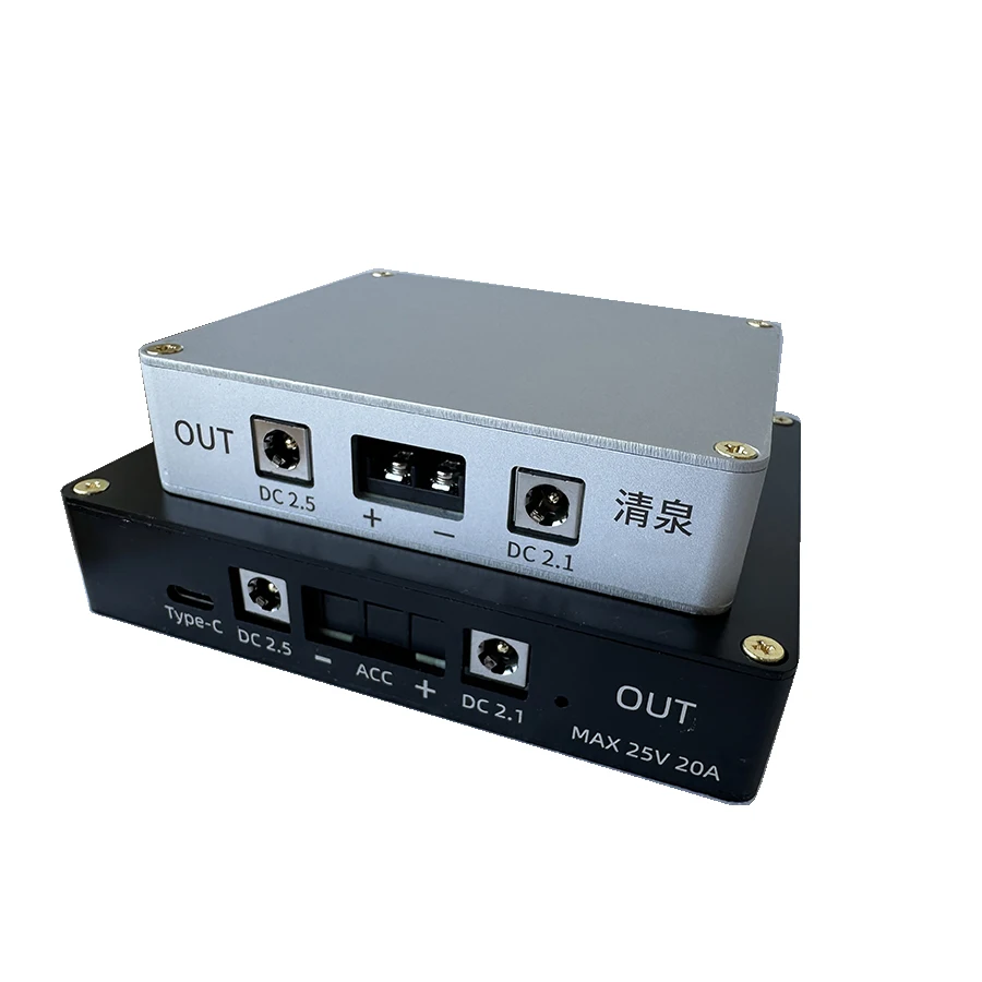 Custodia CNC 5V-25V 20A adatta per alimentatore switching e amplificatore DAC scheda audio alimentatore lineare